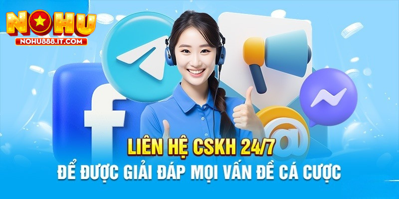 NOHU888 hỗ trợ người chơi qua email và luôn giải đáp các thắc mắc