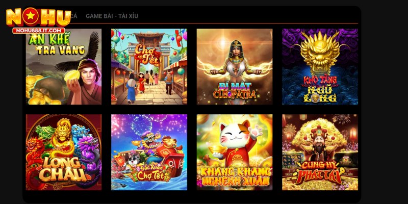 Trang chủ NOHU888 giới thiệu các trò chơi cá cược hấp dẫn